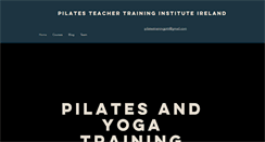 Desktop Screenshot of pilatesteachertrainingireland.com