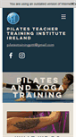 Mobile Screenshot of pilatesteachertrainingireland.com